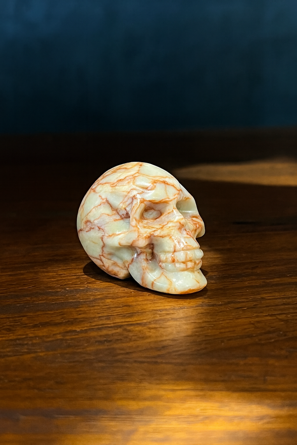 Crystal Skull - Red Picasso Jasper