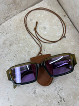 Leather Sunglasses clip
