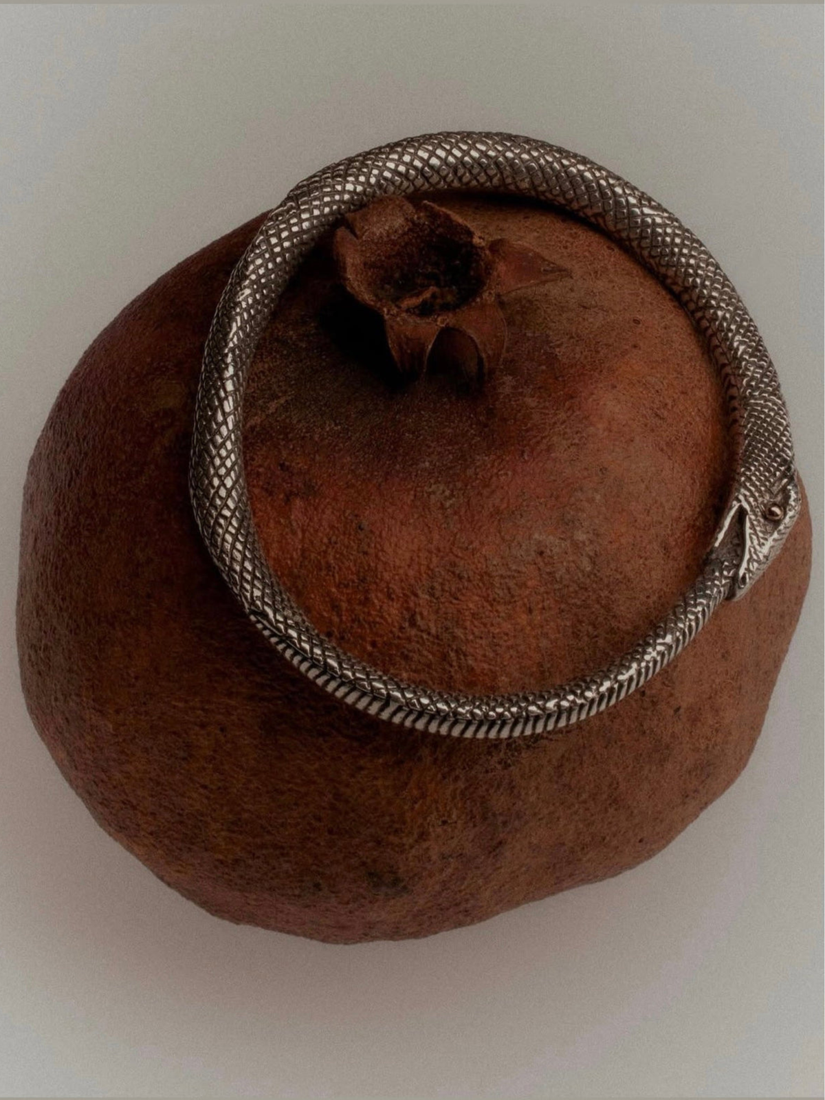 Ouroboros Bangle - Sterling Silver