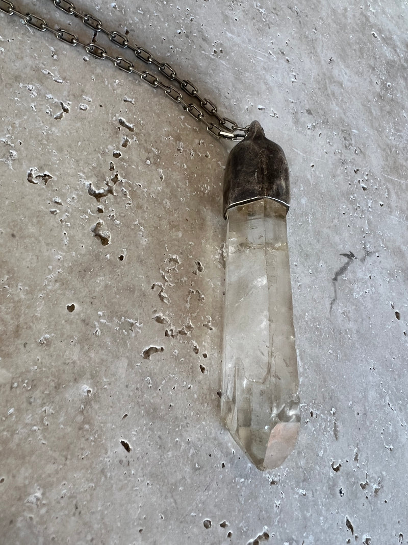 Clear Quartz Necklace