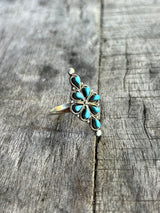 Handmade Zuni Turquoise Ring