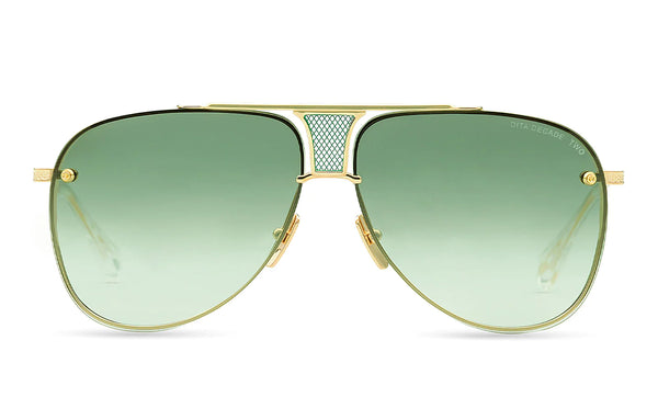 DECADE-TWO - Yellow Gold/Crystal Green