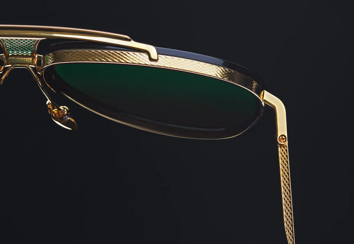 DECADE-TWO - Yellow Gold/Crystal Green