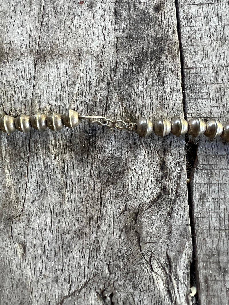 Handmade Vintage Zuni Squash Blossom Necklace