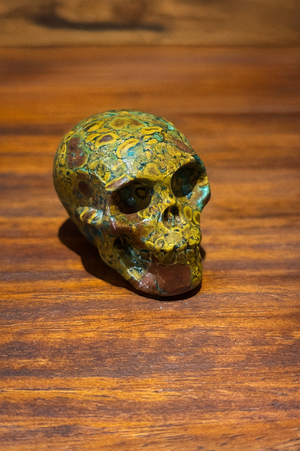 Crystal Skull - Fruit Jasper