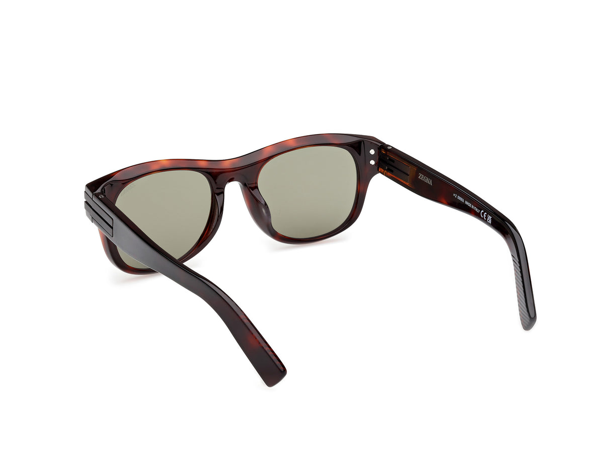 EZ0268 - Red Havana / Green Lens