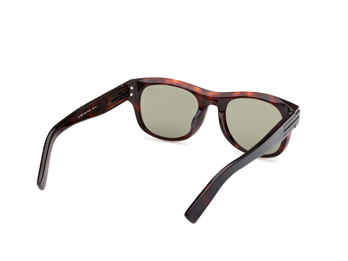 EZ0268 - Red Havana / Green Lens