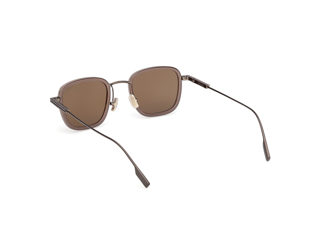 Titanium and Acetate (EZ0277) - Shiny Light Brown / Matte Light Bronze