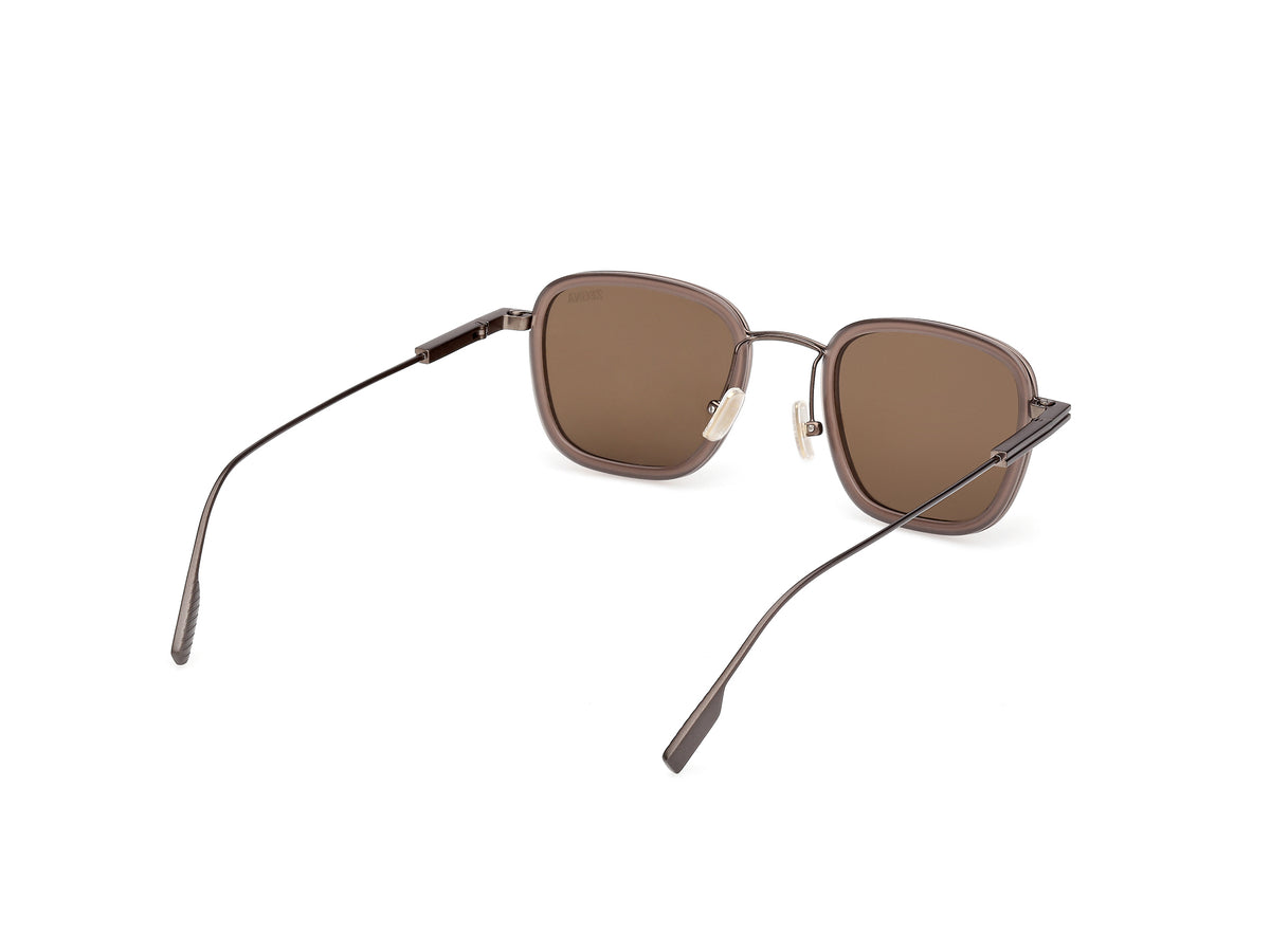 Titanium and Acetate (EZ0277) - Shiny Light Brown / Matte Light Bronze