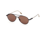 EZ0288 - Matte Dark Brown / Brown lens
