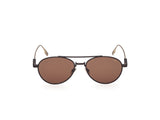 EZ0288 - Matte Dark Brown / Brown lens
