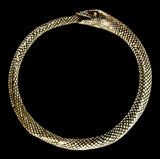 Ouroboros Bangle - Sterling Silver