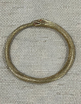 Ouroboros Bangle - Brass