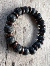Petra Bracelet - Lava Stone