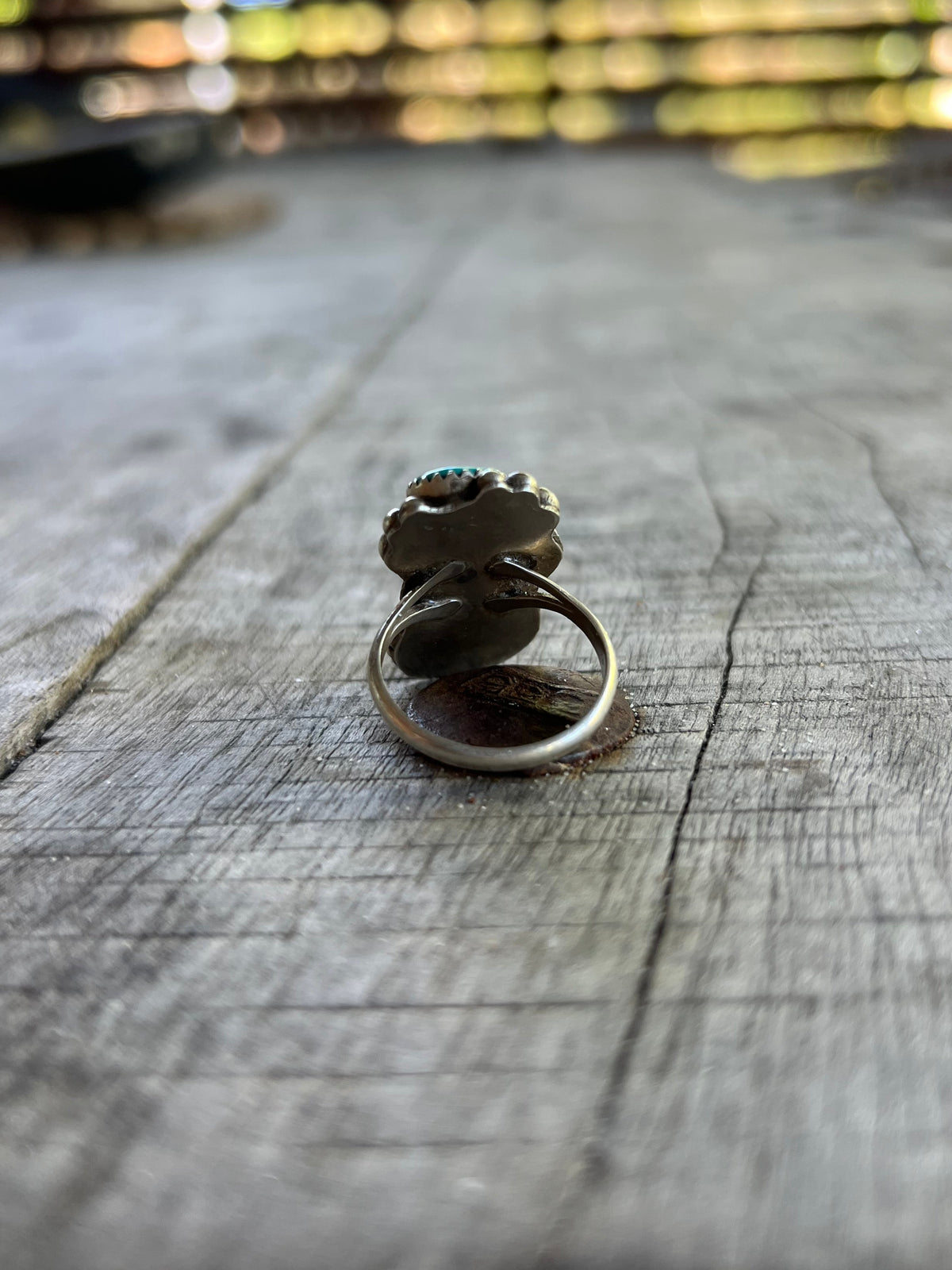 Handmade Vintage Navajo Turquoise Ring