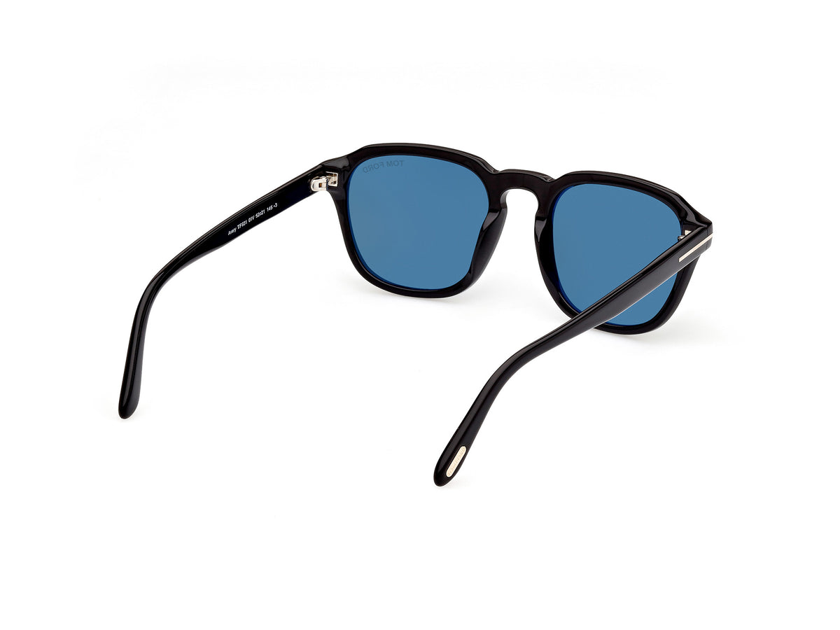 Avery Sunglasses - Shiny Black