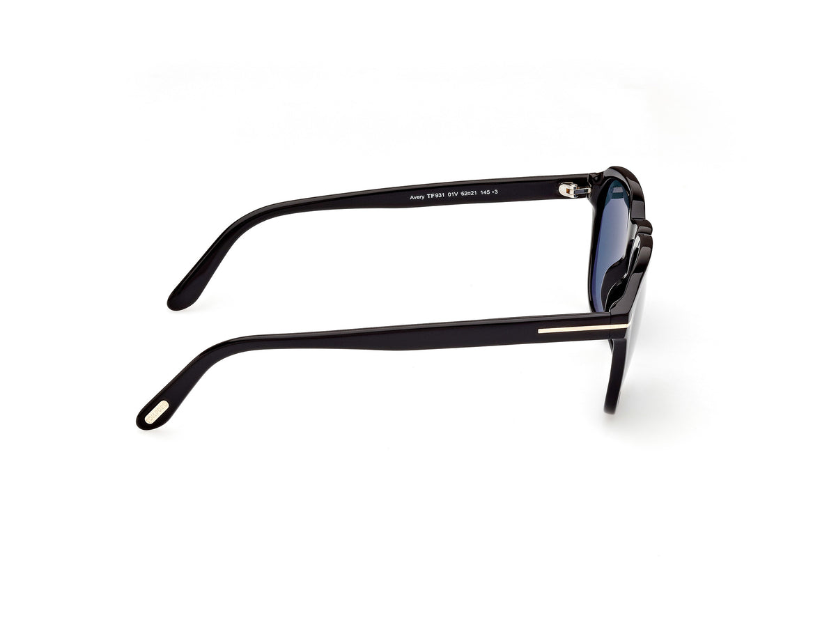Avery Sunglasses - Shiny Black