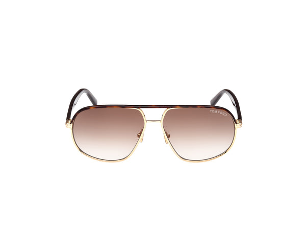 Maxwell Sunglasses - Gold/Brown