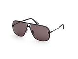 Stavros Sunglasses - Shiny Black / Dark Grey Lens