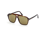 Autari Sunglasses - Dark Havana / Green Lens