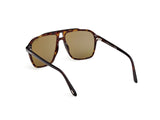 Autari Sunglasses - Dark Havana / Green Lens