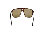 Autari Sunglasses - Dark Havana / Green Lens