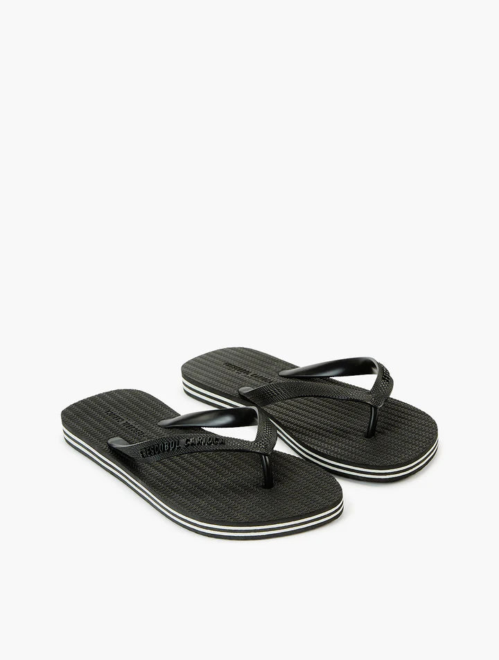 FABIO FLIP FLOPS - BLACK