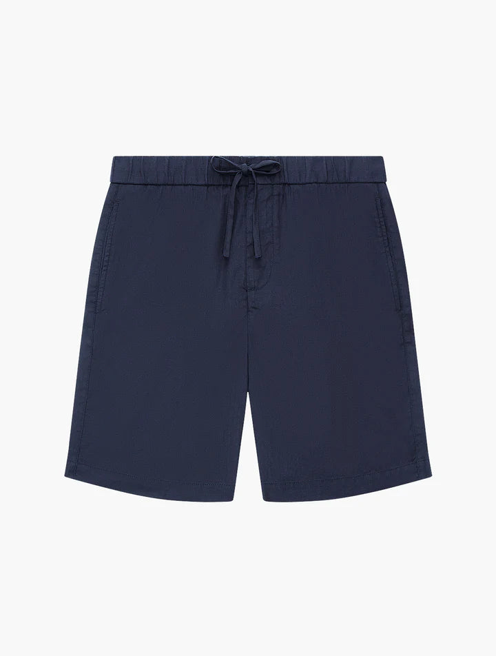 FELIPE LINEN SHORTS - NAVY BLUE