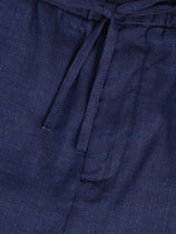 FELIPE LINEN SHORTS - NAVY BLUE