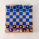 Chess set - Neon Blue