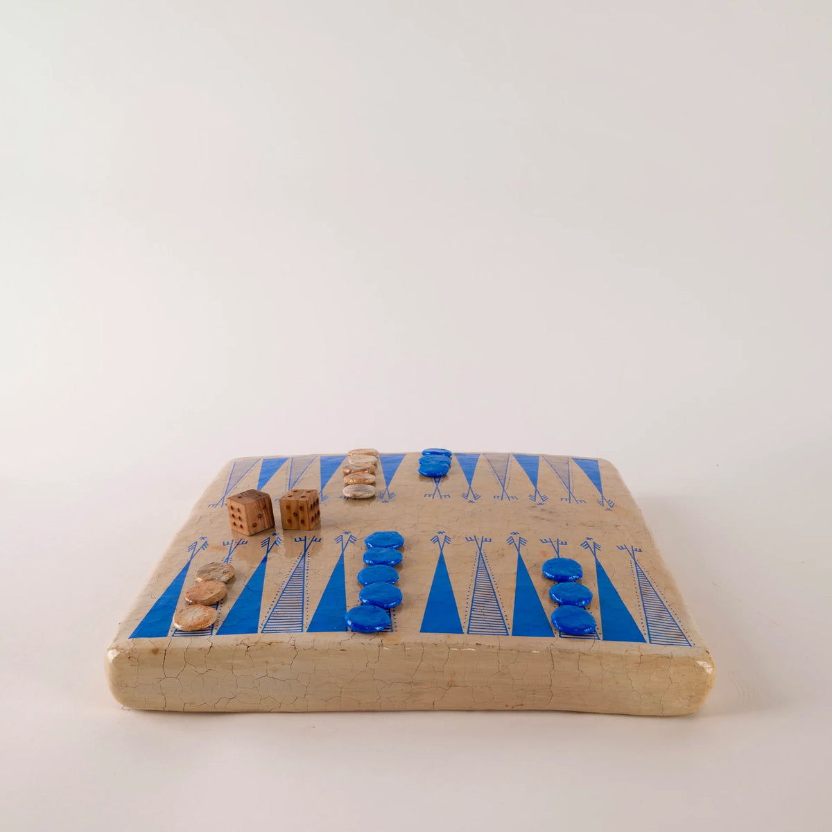 Backgammon set - Neon Blue