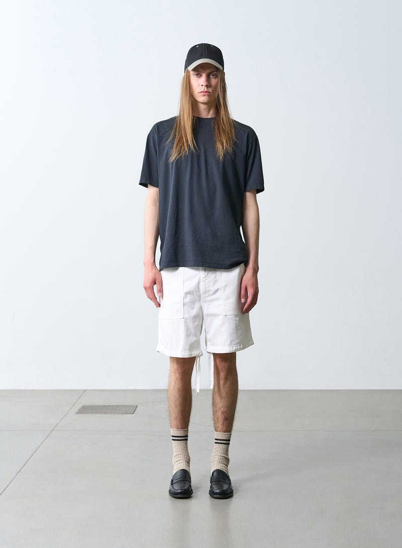 Haikure Clark Short Twill - White