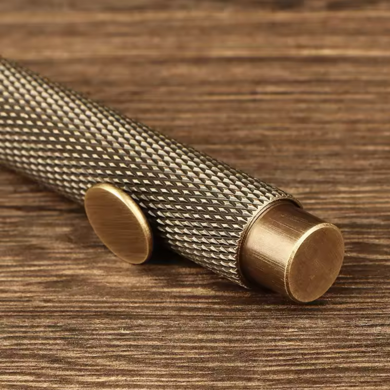 Knurled Brass Fountain Pen