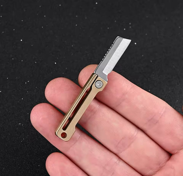 Folding knife keyring