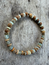 Petra Bracelet - Picture Jasper / Blue Argentinian Calcite / Amazonite