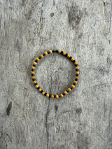 Petra Bracelet - Yellow Jade / Black Agate