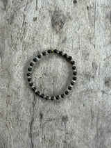 Petra Bracelet - Black Agate / Labradorite