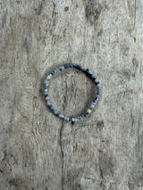 Petra Bracelet - Blue Aventurine / Zebra Jasper