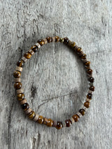 Petra Bracelet - Tigers Eye / Picture Jasper