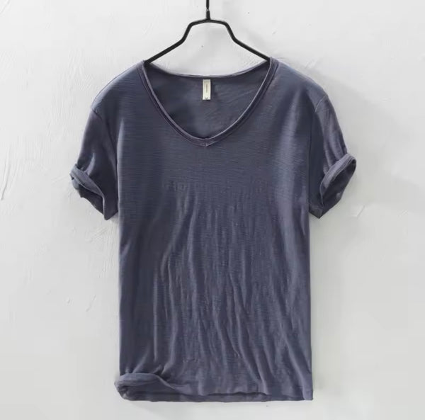 Dickie Mañana V- Neck Tee - Steel