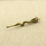 Brass Cobra keyring