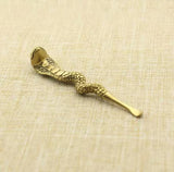 Brass Cobra keyring