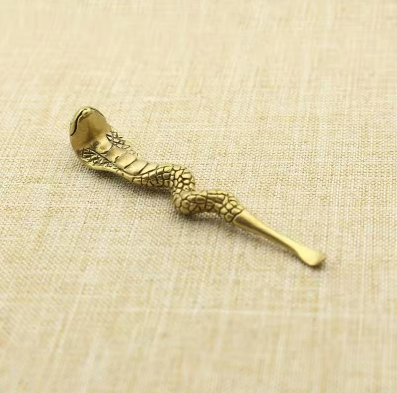 Brass Cobra keyring