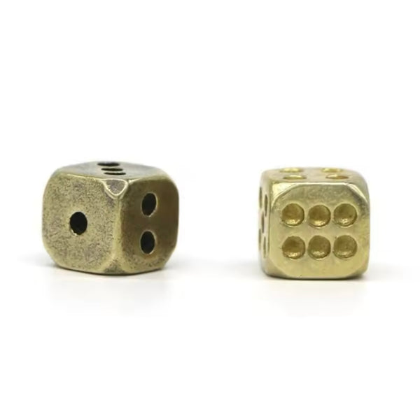 Pair of Brass Dice