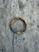 Petra Bracelet - Picture Jasper / Blue Coral