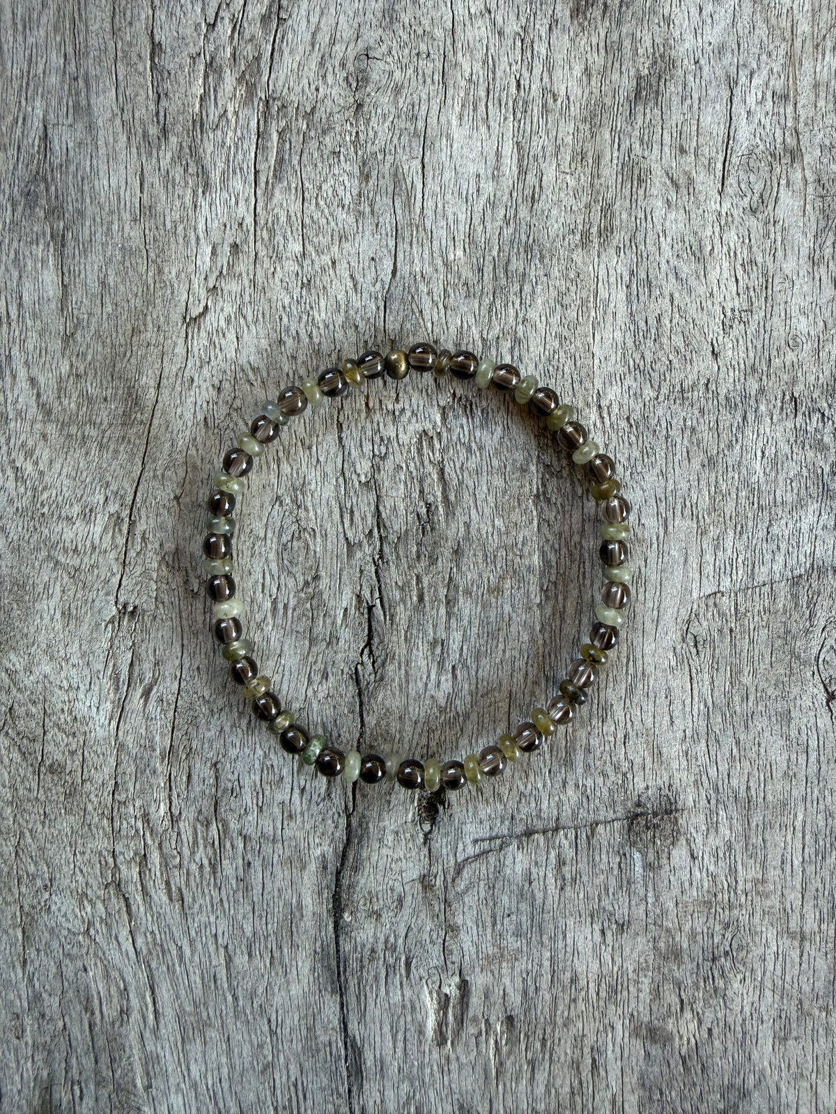 Petra Bracelet - Smokey Quartz / Labradorite