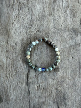 Petra Bracelet - Larimar + Mati