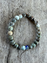 Petra Bracelet - Larimar + Mati