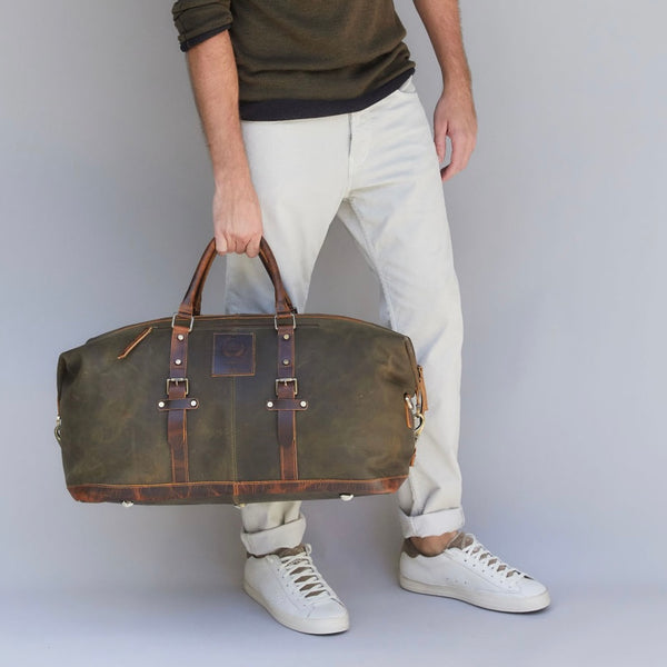 Malinor Leather Weekend Bag