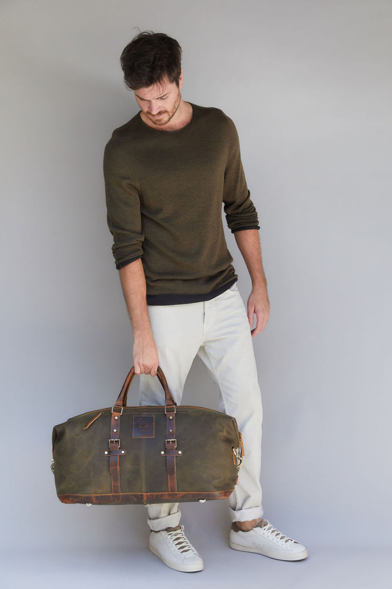 Malinor Leather Weekend Bag